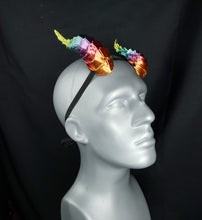 Load image into Gallery viewer, Mini Horns in Rainbow- In stock