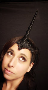 Black Unicorn Horn - In stock