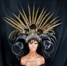 Load image into Gallery viewer, Empress II Horned Headdress - In Stock