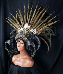 Empress II Horned Headdress - In Stock