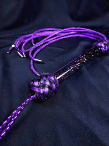 Purple Rhinestone Flogger