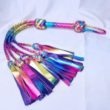 Load image into Gallery viewer, Rainbow Thumper Flogger - Made to Order