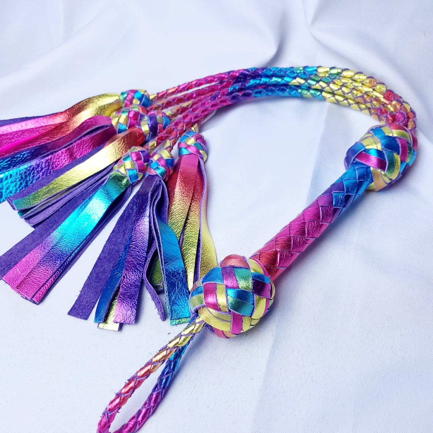 Rainbow Thumper Flogger - Made to Order