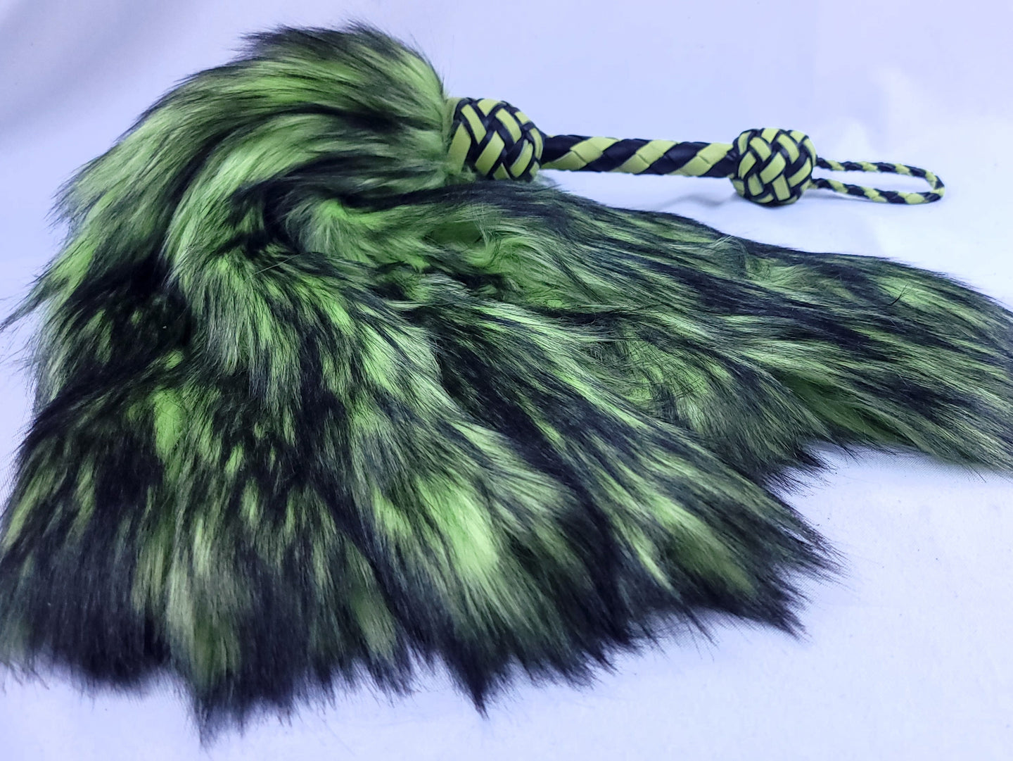 Black and Green Fluffinator - In Stock