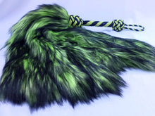 Load image into Gallery viewer, Black and Green Fluffinator - In Stock