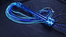 Load image into Gallery viewer, Blue and Teal Rhinestone Flogger