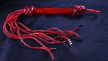 Load image into Gallery viewer, Red Rhinestone Flogger