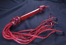Load image into Gallery viewer, Red Rhinestone Flogger