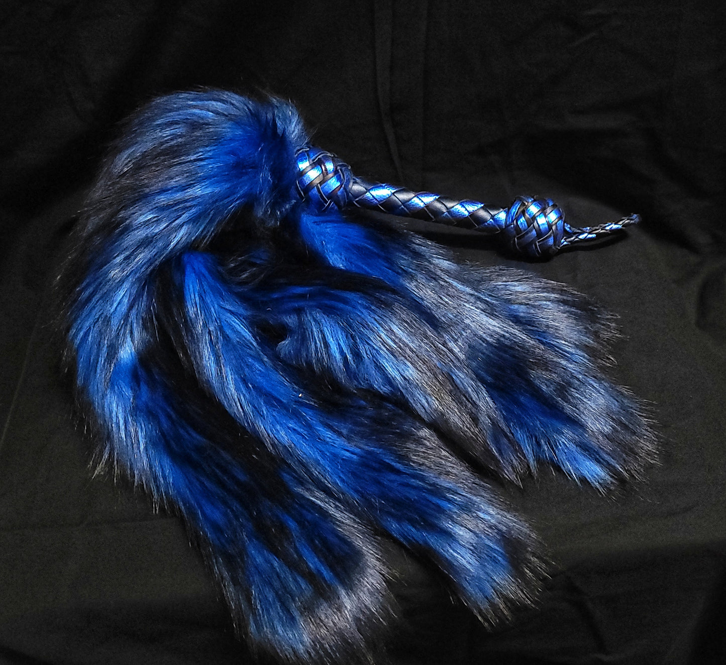 Black and Blue Fluffinator - In Stock