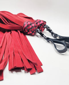 Red Suede Finger Floggers- In Stock