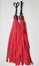 Load image into Gallery viewer, Red Suede Finger Floggers- In Stock
