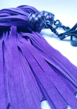 Load image into Gallery viewer, Purple Suede Finger Floggers- In Stock