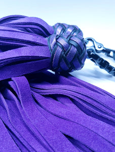 Purple Suede Finger Floggers- In Stock