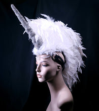 Load image into Gallery viewer, White Unicorn Headdress