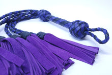 Load image into Gallery viewer, Black and Purple Suede Thumper- Made to Order