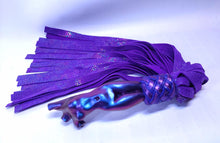 Load image into Gallery viewer, Purple Rainbow Sevine Flogger- in Stock