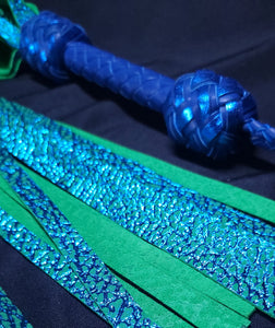Blue and Green Flogger- In Stock