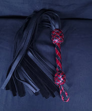 Load image into Gallery viewer, Black and Red Moose Floggers- In stock