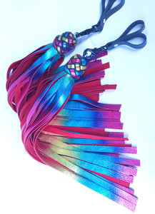 Rainbow Finger Floggers- Made to Order