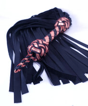 Load image into Gallery viewer, Rose Gold Deerskin Flogger- In stock