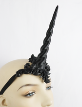 Load image into Gallery viewer, Black Unicorn Horn - In stock