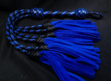 Load image into Gallery viewer, Blue Suede Thumper Flogger- Made to Order