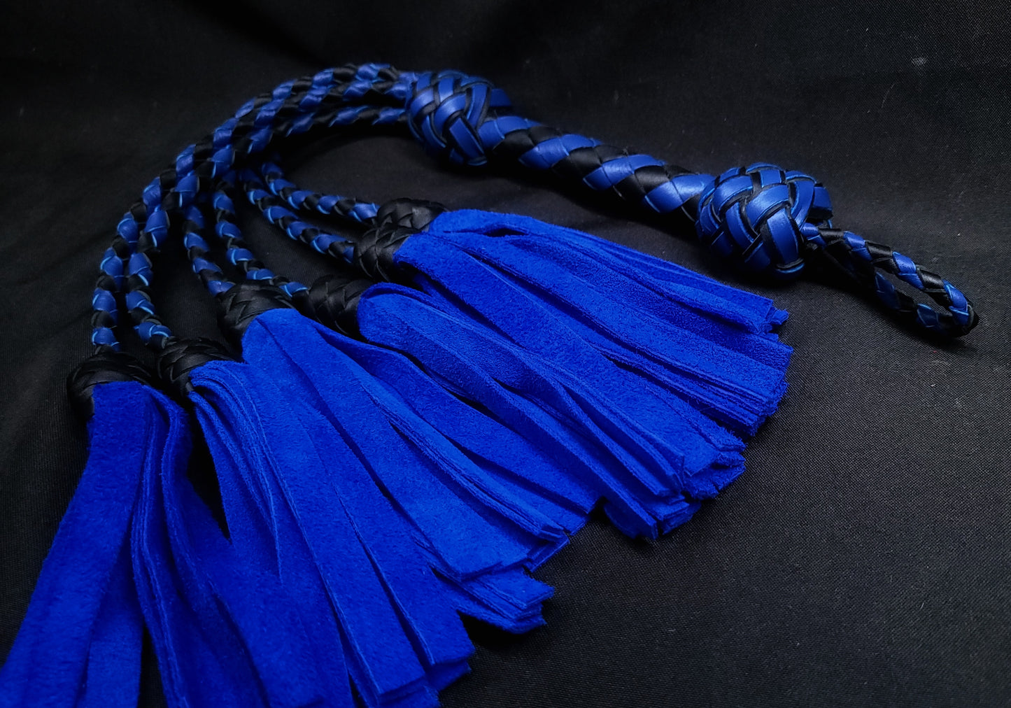 Blue Suede Thumper Flogger- Made to Order