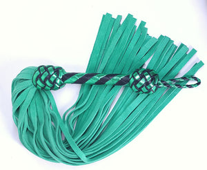 Green Suede Flogger - Made to Order