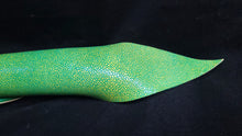 Load image into Gallery viewer, Neon Green Stingray Pattern DragonTail- In Stock