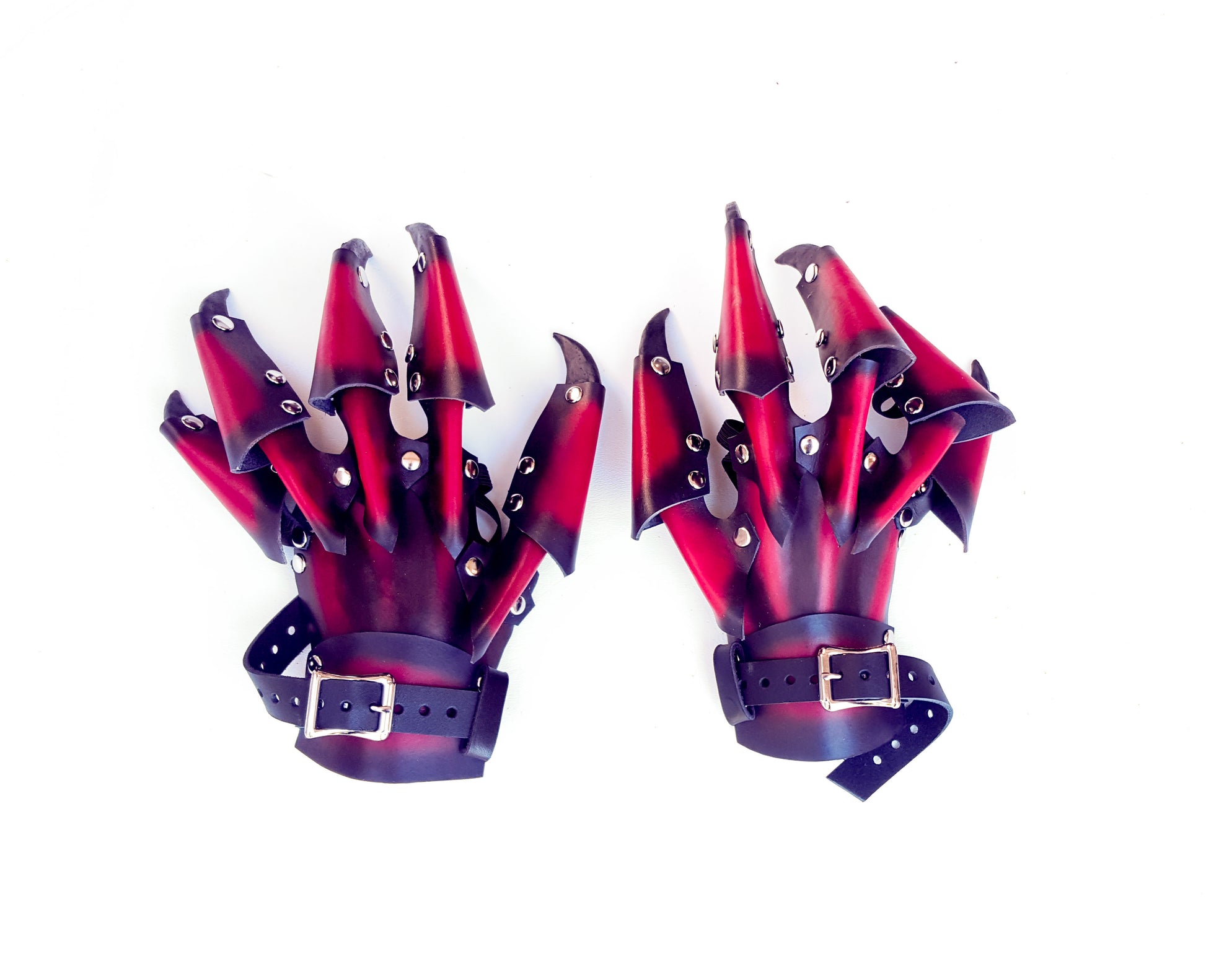 Costume Leather Claw Gloves