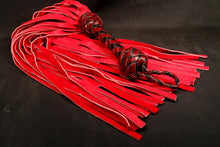 Load image into Gallery viewer, Red Deerskin Flogger - In Stock