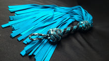 Load image into Gallery viewer, Teal Suede Flogger- In Stock