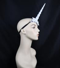 Load image into Gallery viewer, White Unicorn Horn- In Stock